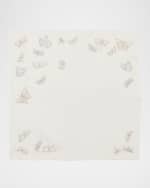 Image 1 of 2: Kim Seybert Monarch Garden Linen Napkin