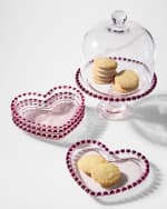 Image 2 of 3: Neiman Marcus Footed Dessert Plate with Dome