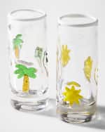 Image 3 of 4: Neiman Marcus Summer Fun 2.8 oz. Shot Glasses, Set of 4