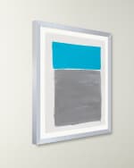 Image 2 of 3: RFA Fine Art "Platinum Sky 2" Framed Acrylic Painting by Deborah Fine