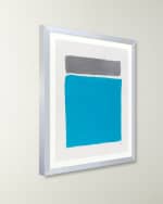 Image 2 of 2: RFA Fine Art "Platinum Sky 4" Framed Acrylic Painting by Deborah Fine
