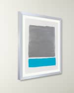 Image 2 of 2: RFA Fine Art "Platinum Sky 1" Framed Acrylic Painting by Deborah Fine