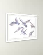 Image 2 of 2: RFA Fine Art "Seagulls in Flight" Framed Giclee Print by Elizabeth Becker