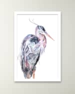 Image 1 of 2: RFA Fine Art "Heron No. 25" Framed Giclee by Elizabeth Becker
