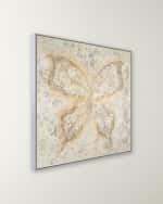 Image 2 of 2: RFA Fine Art "Gold Butterfly" Hand-Embellished Giclee by H. Scott