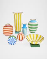 Image 4 of 4: Jonathan Adler Portofino Square Vase - 8"