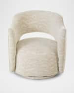 Image 2 of 6: Haute House Echo Swivel Chair