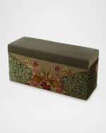 Image 4 of 6: Haute House Peacock Refined Simplicity Storage Bench