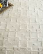 Image 7 of 8: Exquisite Rugs Camora Hand-Loomed Beige Rug, 4' x 6'
