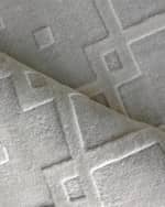 Image 4 of 7: Exquisite Rugs Camora Hand-Loomed Silver Rug, 9' x 12'