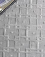 Image 7 of 7: Exquisite Rugs Camora Hand-Loomed Silver Rug, 8' x 10'