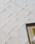 Image 8 of 8: Exquisite Rugs Camora Hand-Loomed White Rug, 10' x 14'