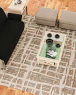 Image 8 of 8: Nirvaan Hand-Tufted Rug, 5' x 8'