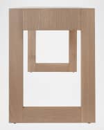 Image 5 of 5: Worlds Away Larkin Two-Drawer Desk
