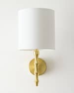 Image 3 of 4: Couture Lamps Bamboo 2-Light Wall Sconce, 19.5"