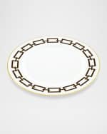 Image 2 of 4: GINORI 1735 Catene Ebano Charger Plate