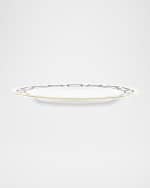 Image 4 of 4: GINORI 1735 Catene Ebano Charger Plate