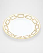 Image 3 of 5: GINORI 1735 Catene Cachemire Flat Bread Plate
