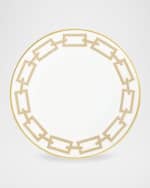 Image 1 of 5: GINORI 1735 Catene Cachemire Flat Bread Plate
