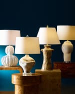Image 2 of 5: Jamie Young Oceane Gourd 27" Table Lamp