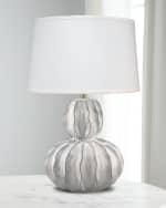 Image 1 of 5: Jamie Young Oceane Gourd 27" Table Lamp