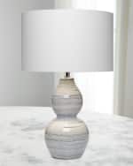 Image 1 of 5: Jamie Young Catalina Wave 24.5" Table Lamp