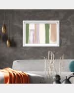 Image 2 of 3: The Oliver Gal Artist Co. "White and Green I" Framed Wall Art Print by Maira Kalman 