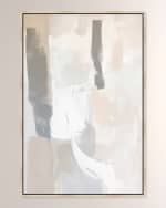 Image 1 of 3: The Oliver Gal Artist Co. "Silver Sigh" Hand-Embellished Giclee