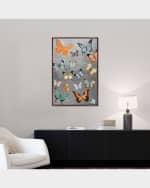 Image 2 of 3: The Oliver Gal Artist Co. "Silver Flight II" Hand-Embellished Giclee