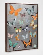 Image 3 of 3: The Oliver Gal Artist Co. "Silver Flight II" Hand-Embellished Giclee