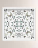 Image 1 of 5: The Oliver Gal Artist Co. "Butterfly Scarf" Framed Art Print