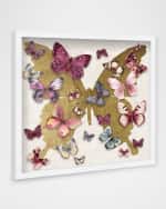 Image 3 of 4: The Oliver Gal Artist Co. "Butterfly Pins" Hand-Embellished Art Print