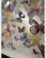 Image 4 of 4: The Oliver Gal Artist Co. "Butterfly Pins" Hand-Embellished Art Print