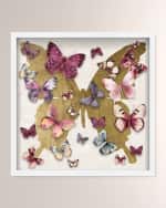 Image 1 of 4: The Oliver Gal Artist Co. "Butterfly Pins" Hand-Embellished Art Print