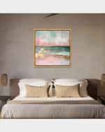 Image 2 of 3: The Oliver Gal Artist Co. "Oceans Glint on Gold" Framed Giclee on Canvas