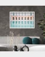 Image 2 of 4: The Oliver Gal Artist Co. "Palace Dreamy Pond" Hand-Embellished Art Print