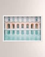 Image 1 of 4: The Oliver Gal Artist Co. "Palace Dreamy Pond" Hand-Embellished Art Print