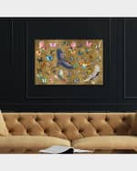 Image 2 of 3: The Oliver Gal Artist Co. "Exotic Singapore Birds" Framed Giclee on Canvas