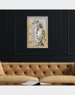Image 2 of 3: The Oliver Gal Artist Co. "Jungle White Cheetah" Framed Giclee on Canvas
