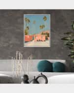 Image 2 of 3: The Oliver Gal Artist Co. "House Among Palms" Framed Art Print on Acrylic