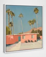 Image 3 of 3: The Oliver Gal Artist Co. "House Among Palms" Framed Art Print on Acrylic