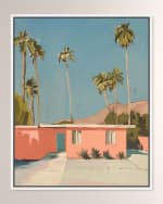 Image 1 of 3: The Oliver Gal Artist Co. "House Among Palms" Framed Art Print on Acrylic