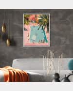Image 2 of 3: The Oliver Gal Artist Co. "Poolside Palette" Framed Art Print on Acrylic