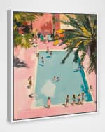 Image 3 of 3: The Oliver Gal Artist Co. "Poolside Palette" Framed Art Print on Acrylic