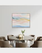 Image 2 of 3: The Oliver Gal Artist Co. "Stitched Beach Breeze" Framed Giclee on Canvas