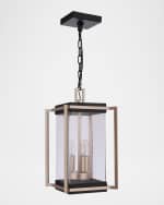 Image 2 of 2: Ellington Metalwork 17" 3-Light Outdoor Pendant Chandelier