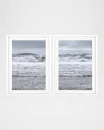 Image 3 of 3: "Cool Coastal II" Framed Giclee on Paper
