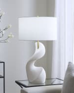 Image 2 of 3: Jamie Young Cobra 33" Table Lamp
