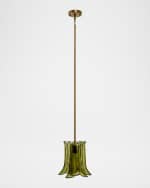 Image 1 of 3: Jamie Young Cala Glass Pendant, 12"