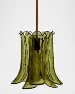 Image 3 of 3: Jamie Young Cala Glass Pendant, 12"